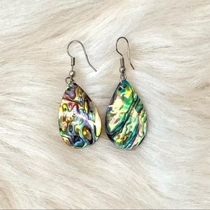 Teardrop Watercolor Earrings